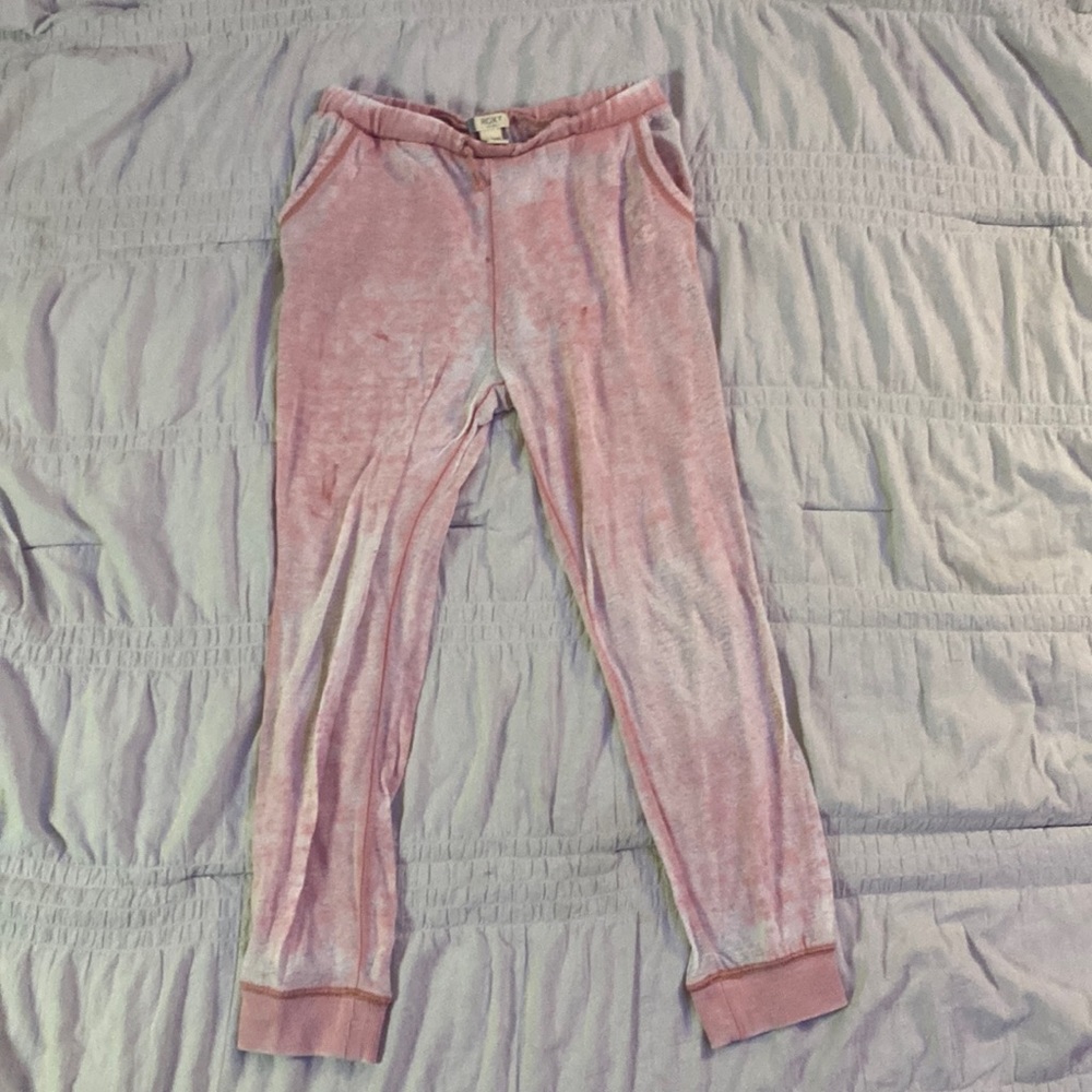 Baby pink Roxy sweatpants